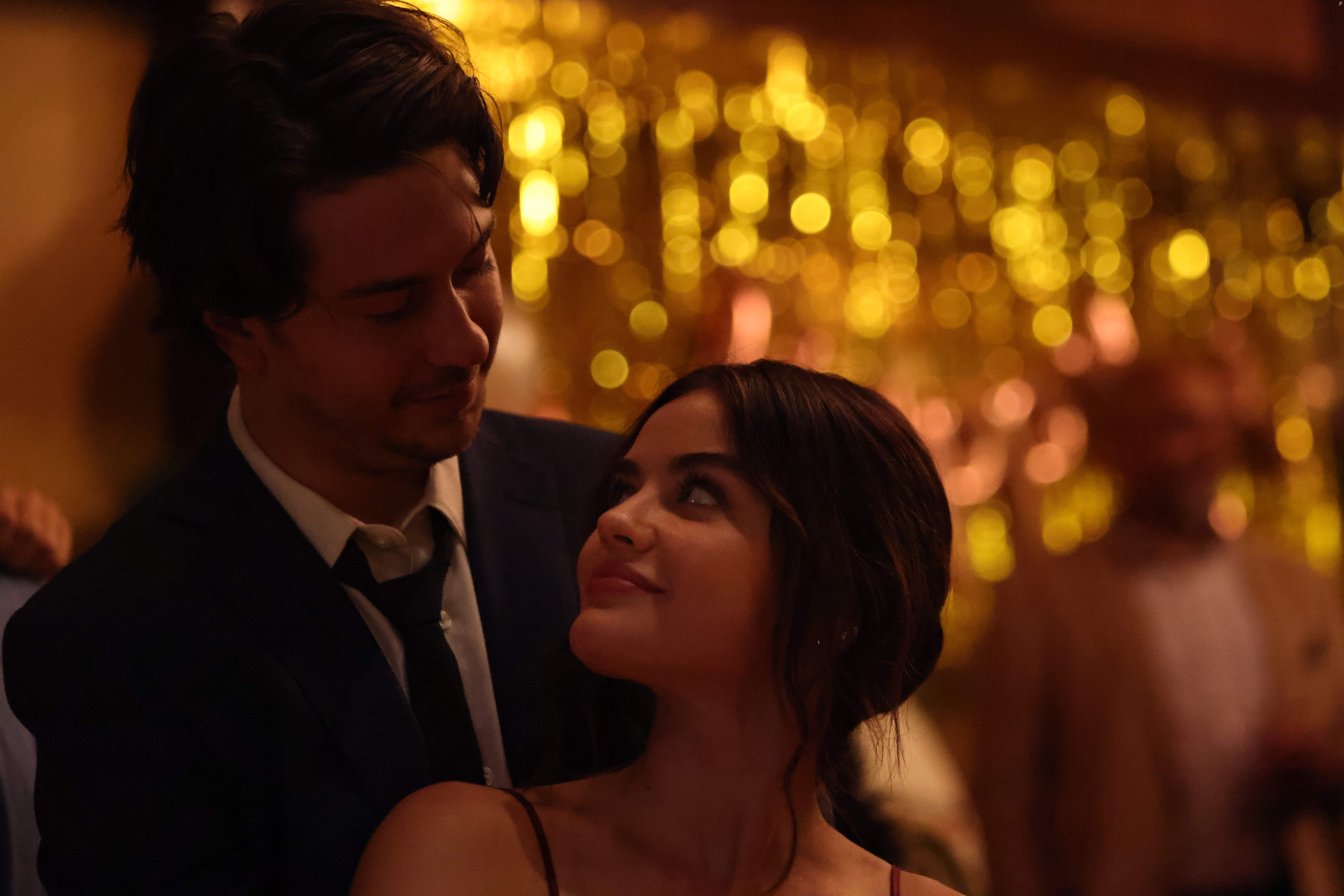 Lucy Hale and Nat Wolff in Which Brings Me to You (2023)