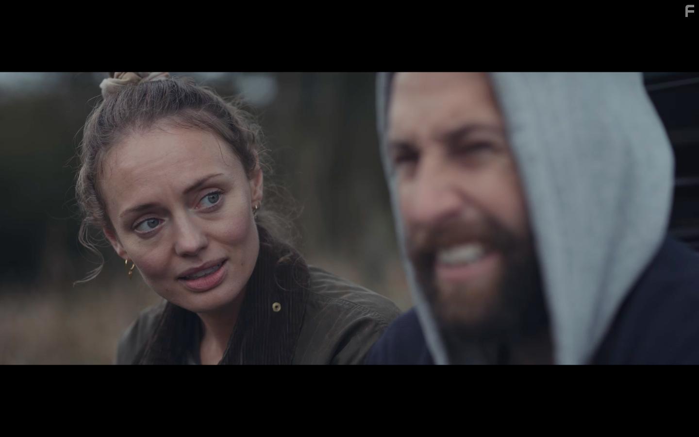 Laura Haddock and Dylan Edwards in Tyger (2024)