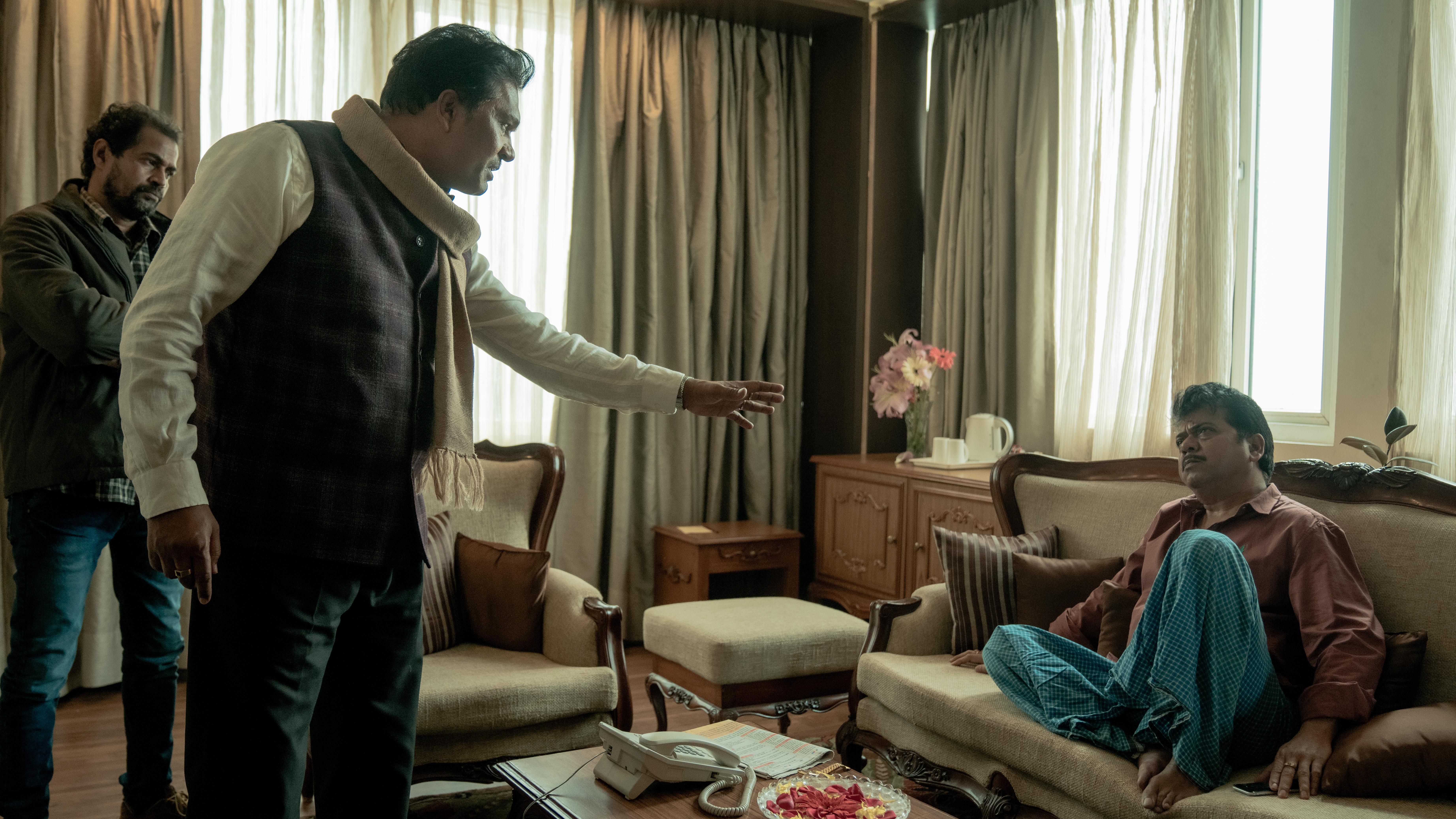 Aditya Srivastav and Pravin Singh Sisodia in Bhakshak (2024)