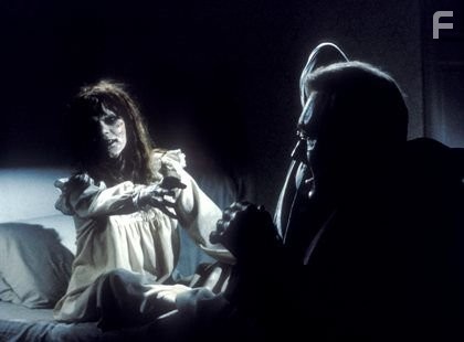 "Exorcist" Max Von Sydow & Linda Blair 1973 Warner