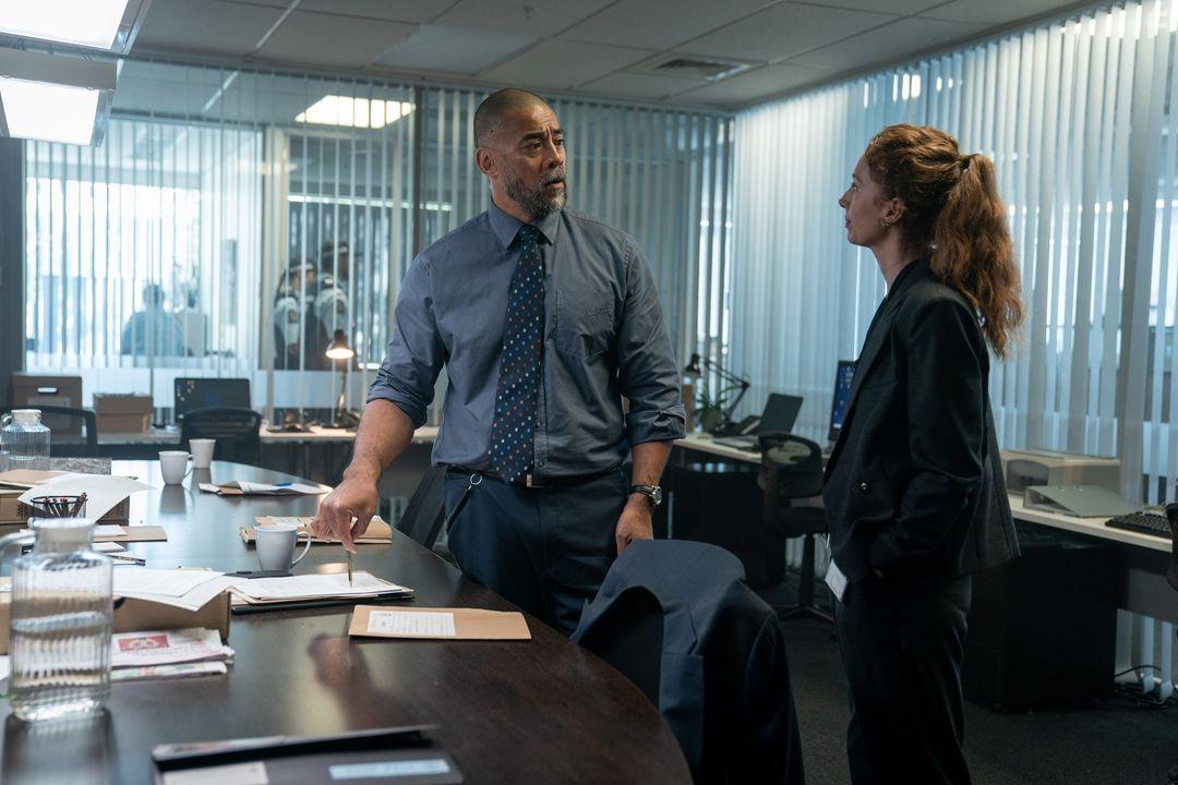 Robbie Magasiva and Hannah Marshall in Dark City - The Cleaner (2024)