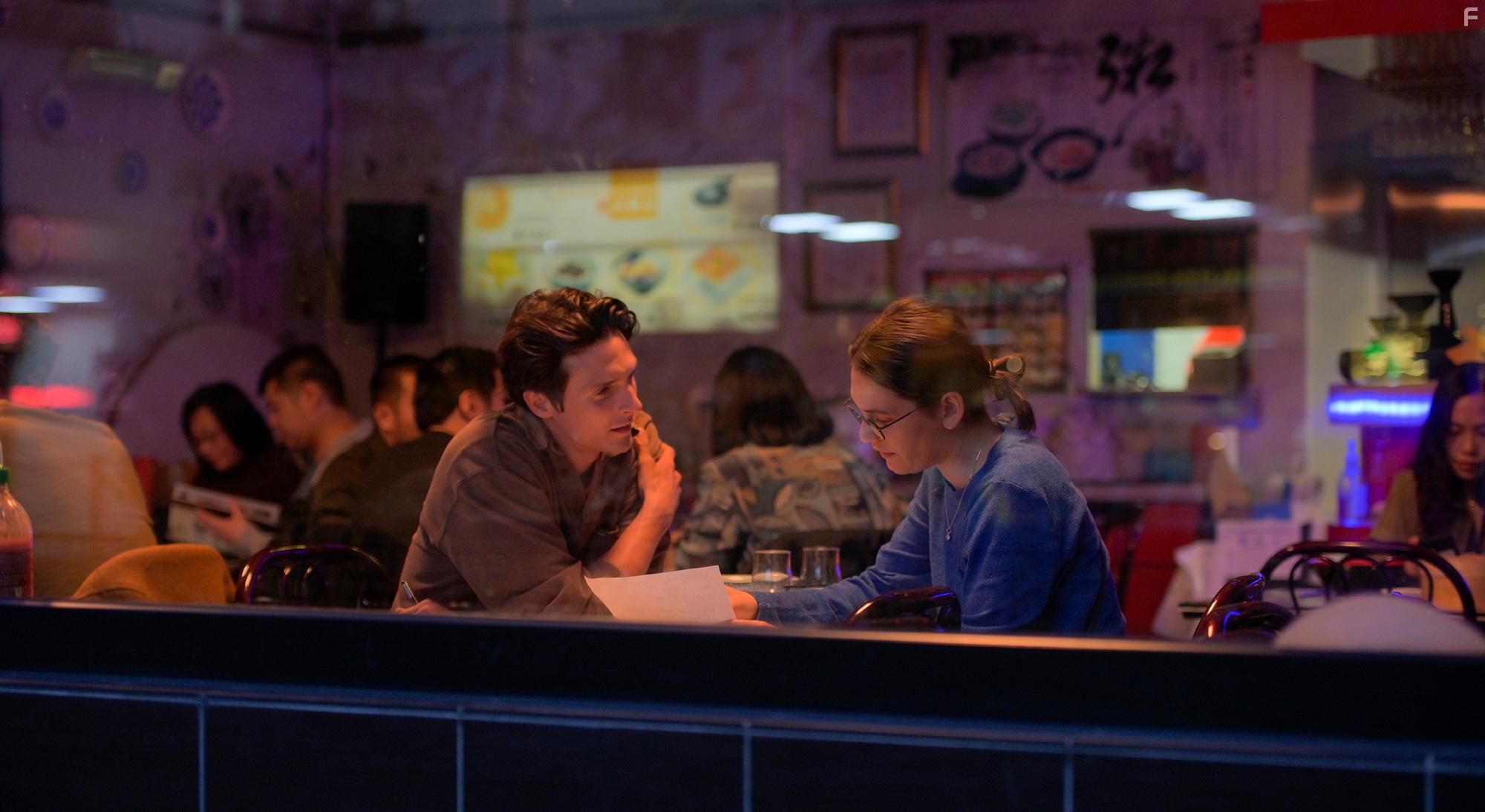 Julien Frison and Ella Rumpf in Le thorme de Marguerite (2023)