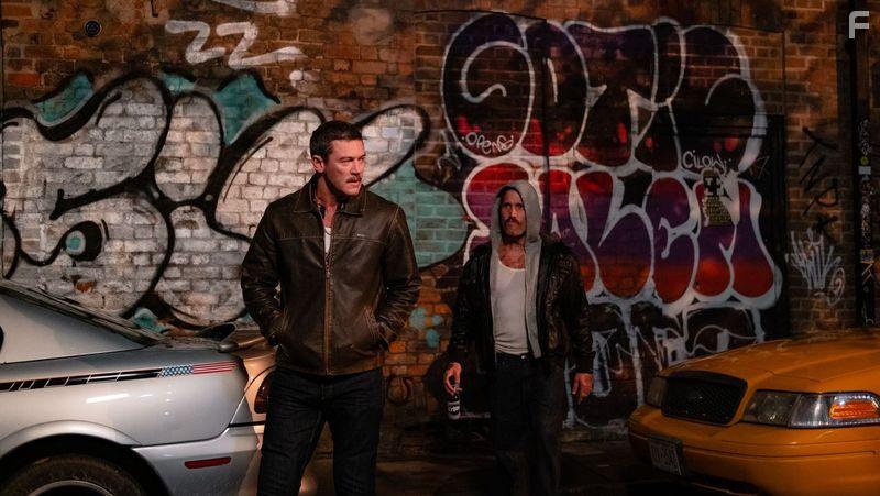 Luke Evans and James Oliver Wheatley in 5lbs of Pressure (2024)