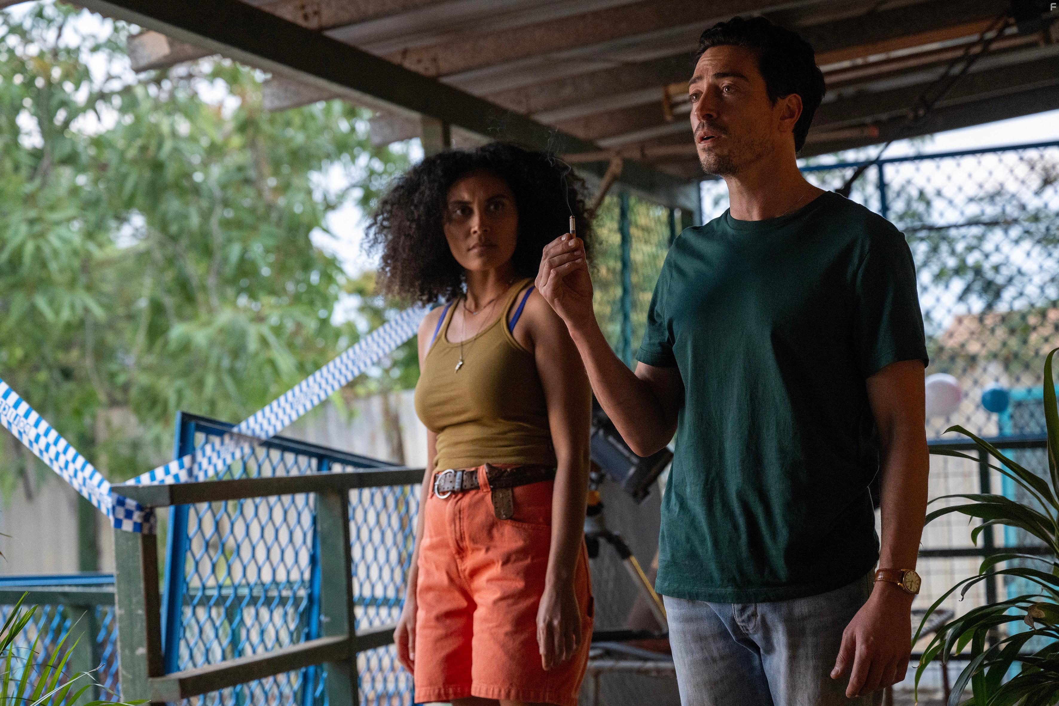 Perry Mooney and Ben Feldman in Population: 11 (2024)