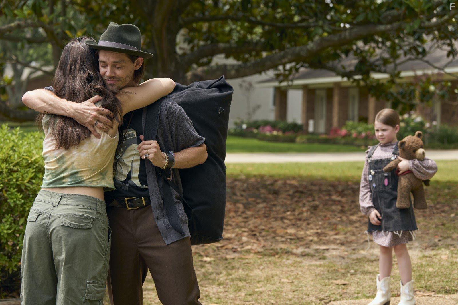 Pyper Braun, Tom Payne, and Taegen Burns in Imaginary (2024)