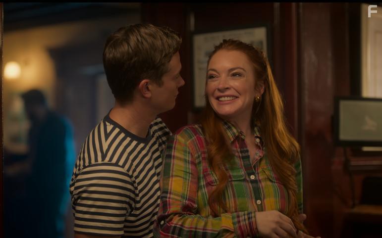 Lindsay Lohan and Ed Speleers in Irish Wish (2024)
