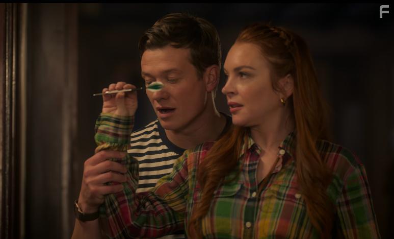 Lindsay Lohan and Ed Speleers in Irish Wish (2024)