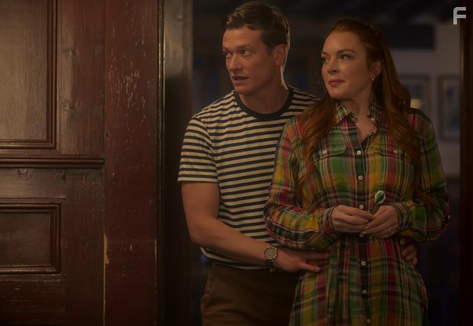 Lindsay Lohan and Ed Speleers in Irish Wish (2024)