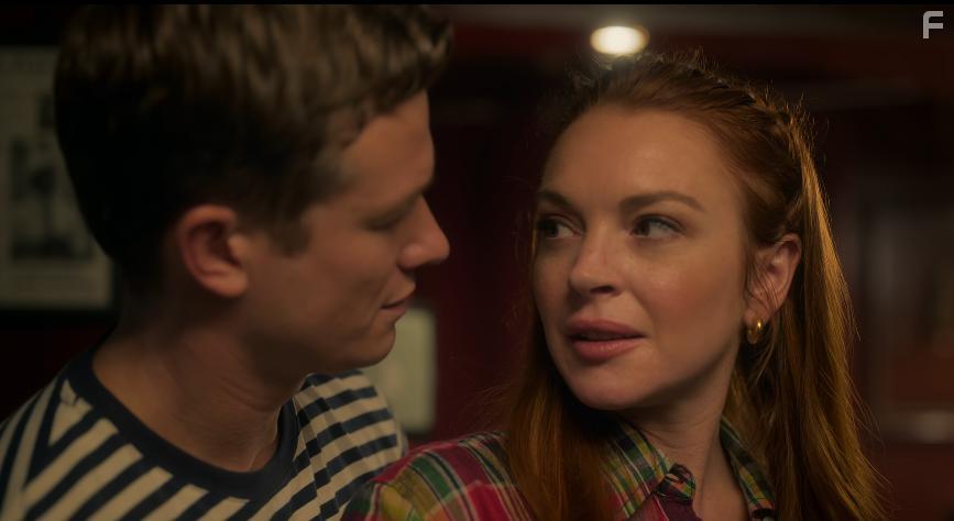 Lindsay Lohan and Ed Speleers in Irish Wish (2024)