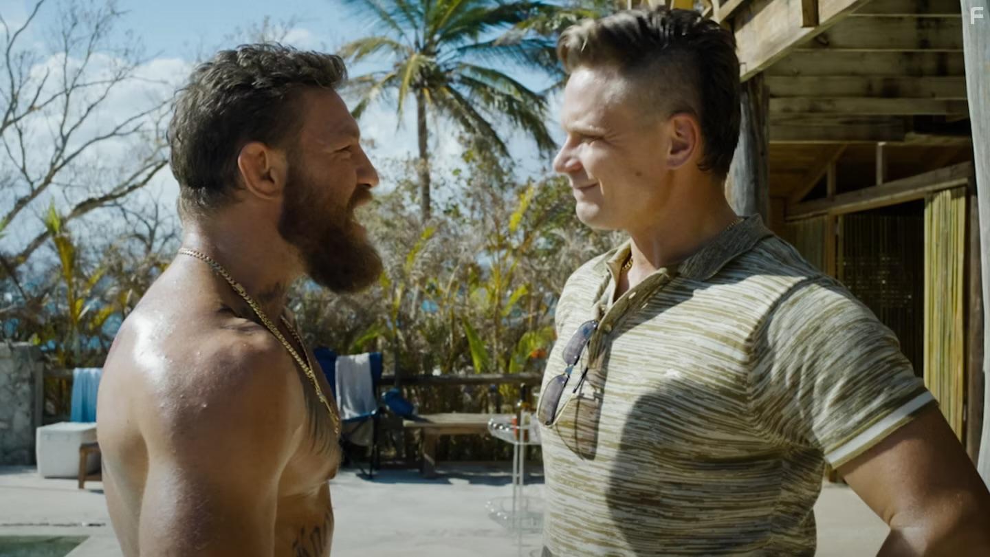 Billy Magnussen and Conor McGregor in Road House (2024)
