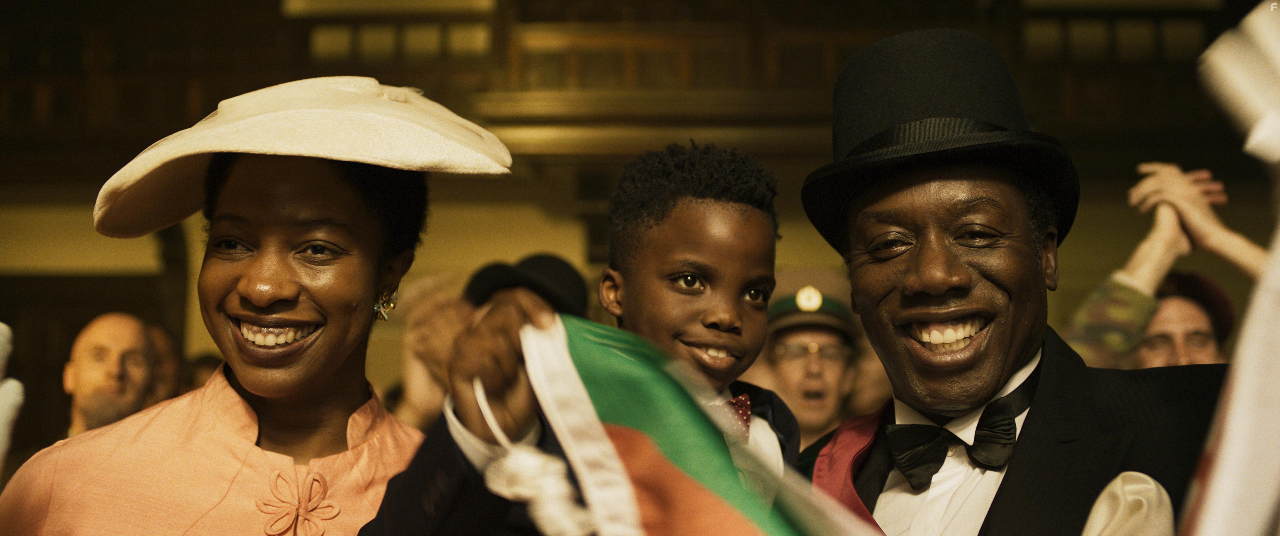 Hakeem Kae-Kazim and Celine Tshika in Hammarskjld (2023)