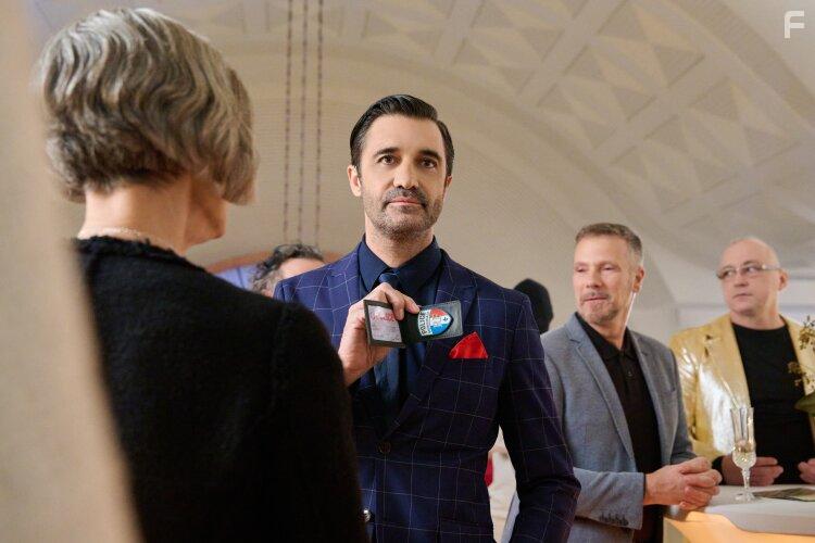 va Magyar and Gilles Marini in Crimes of Fashion: Killer Clutch (2024)