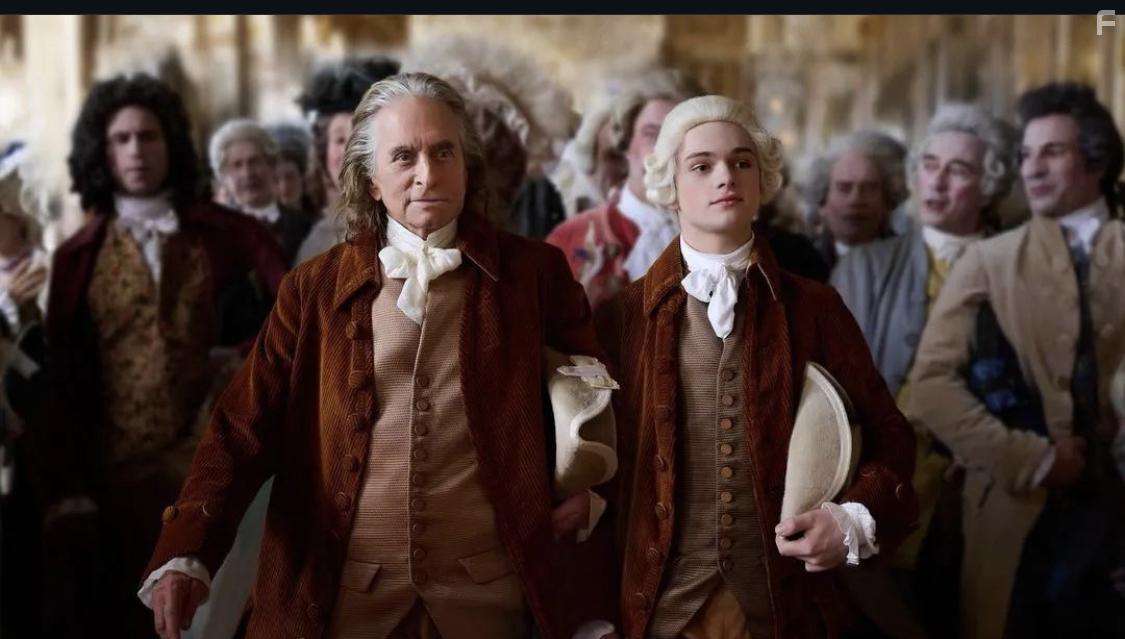 Michael Douglas and Noah Jupe in Franklin (2024)