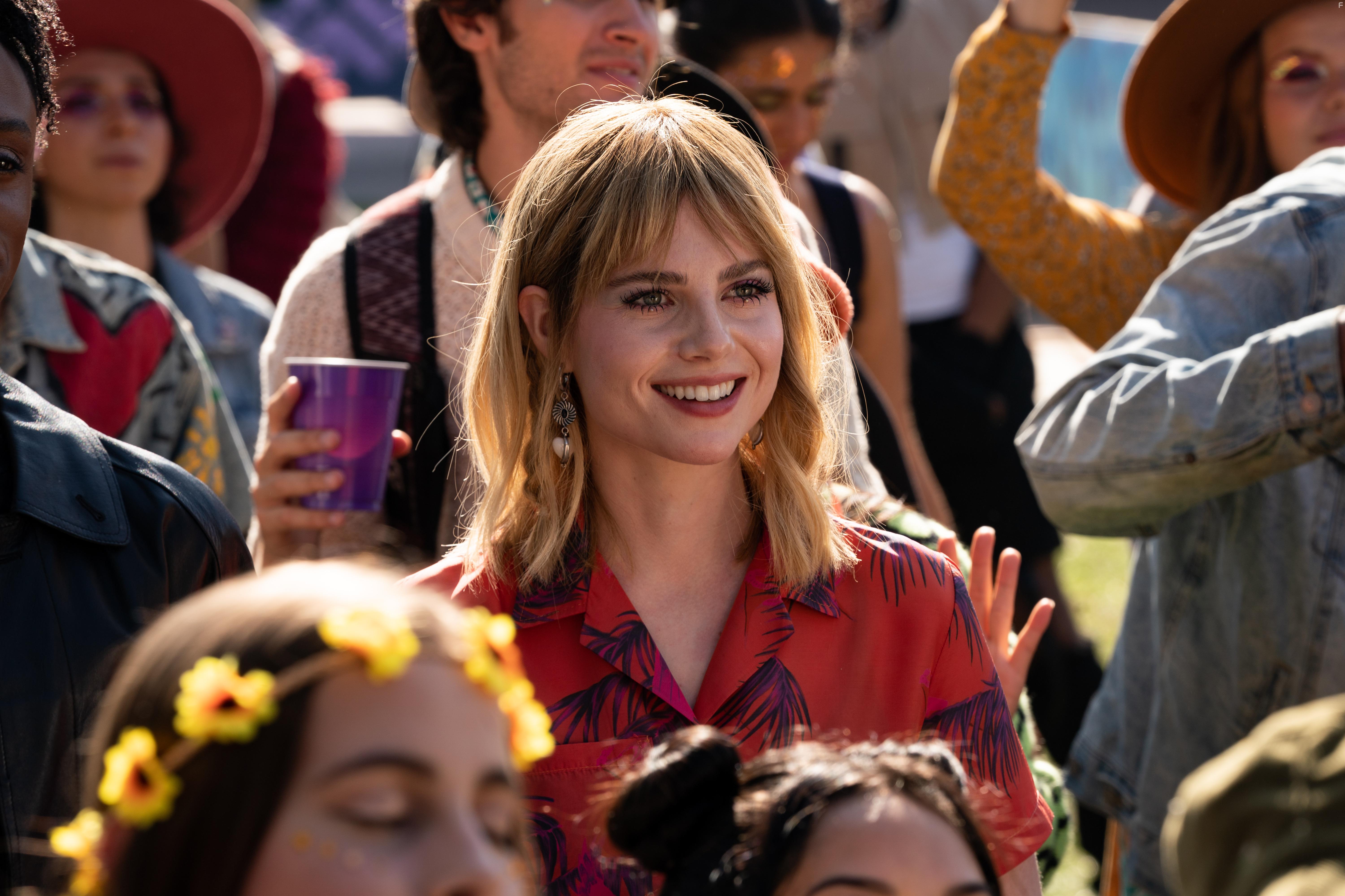 Lucy Boynton in The Greatest Hits (2024)