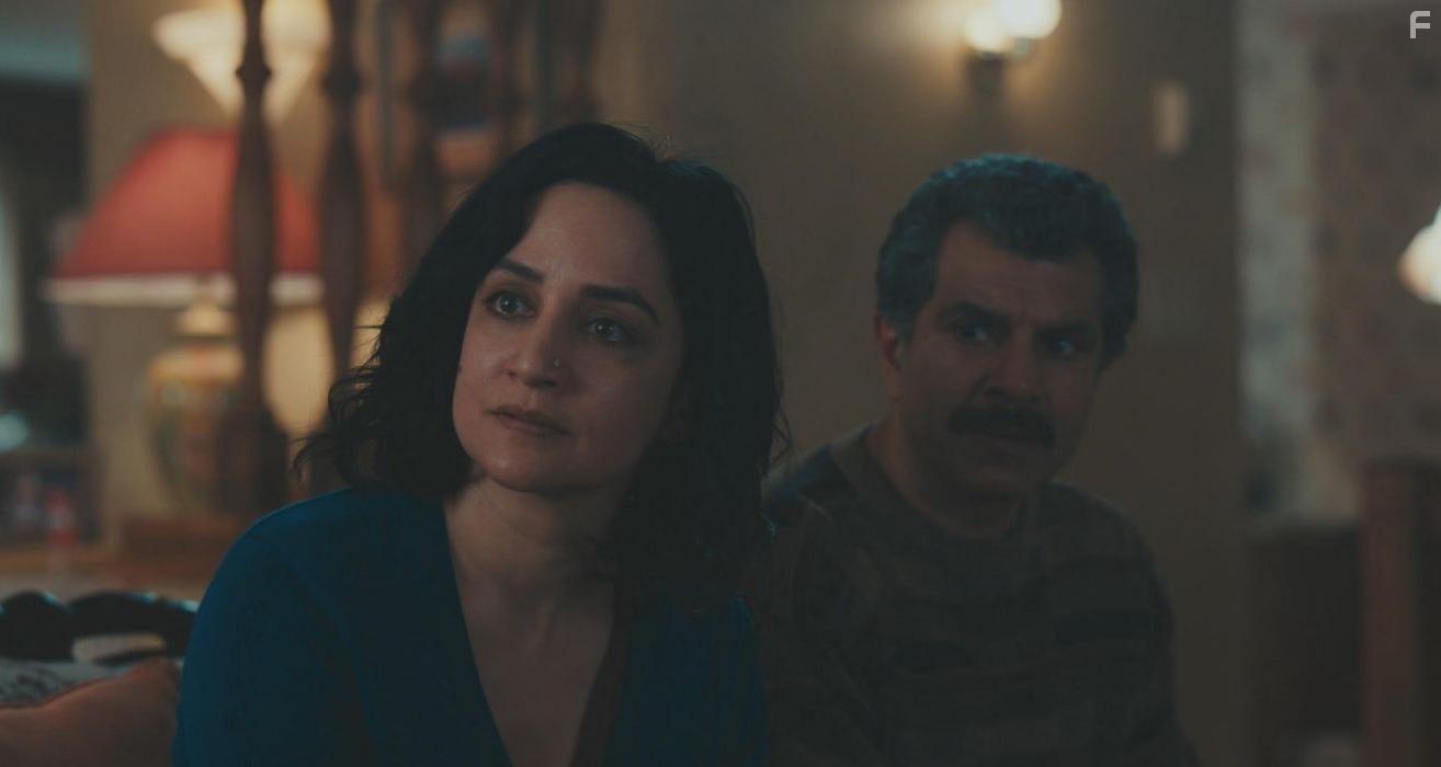 Archie Panjabi and Ezra Faroque Khan in Under the Bridge (2024)