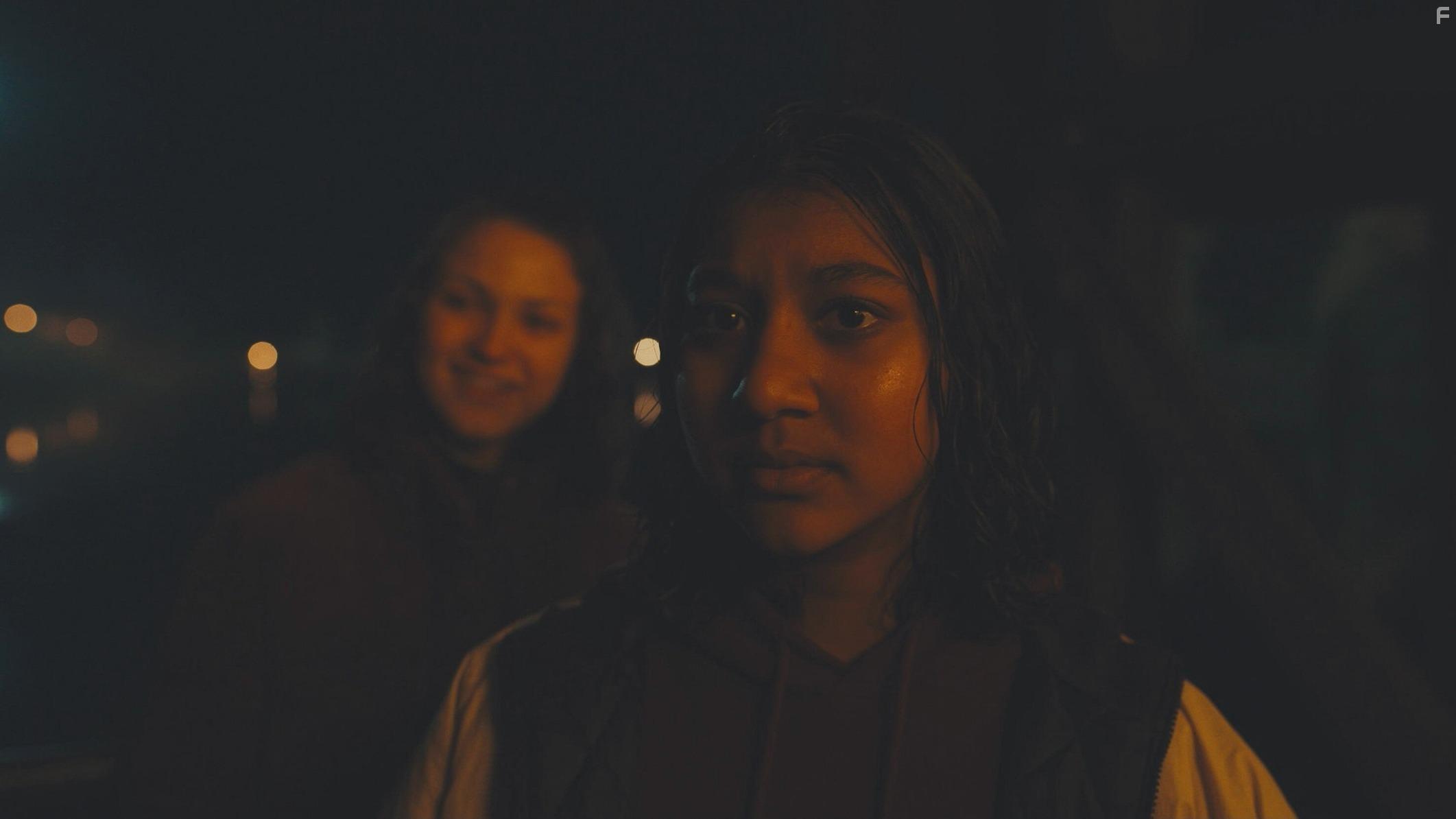 Naika Toussaint and Vritika Gupta in Under the Bridge (2024)