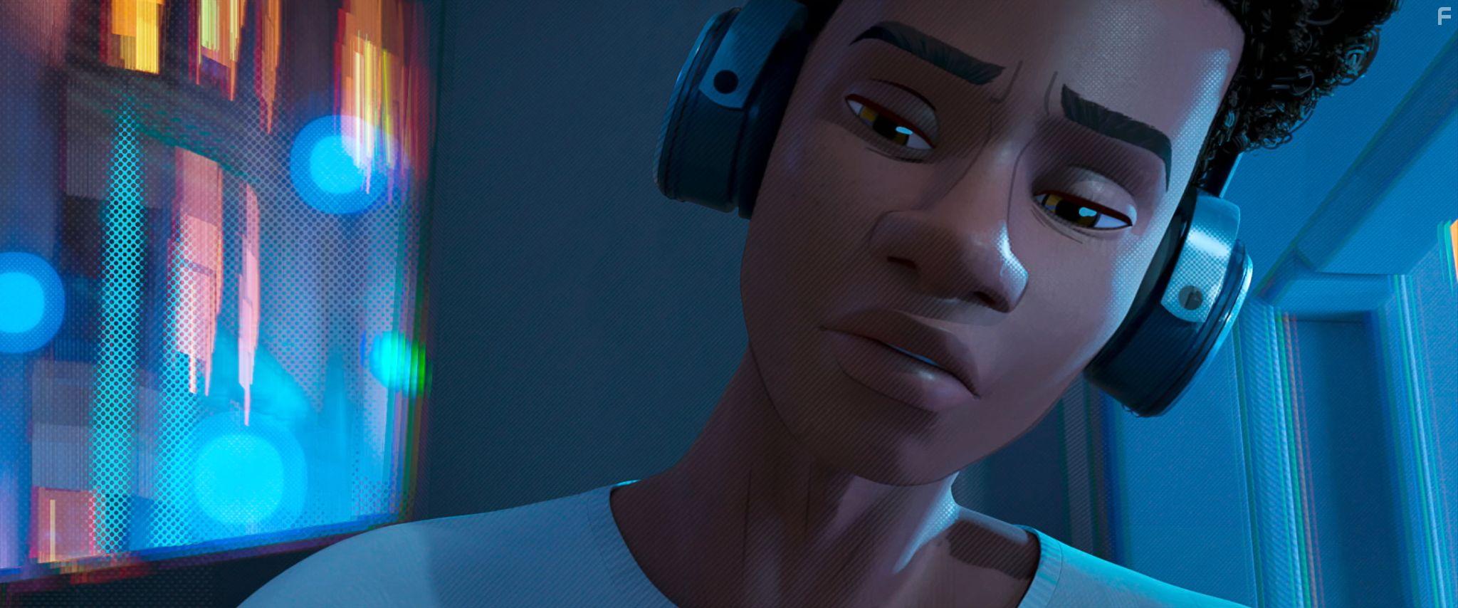 Shameik Moore in The Spider Within: A Spider-Verse Story (2023)