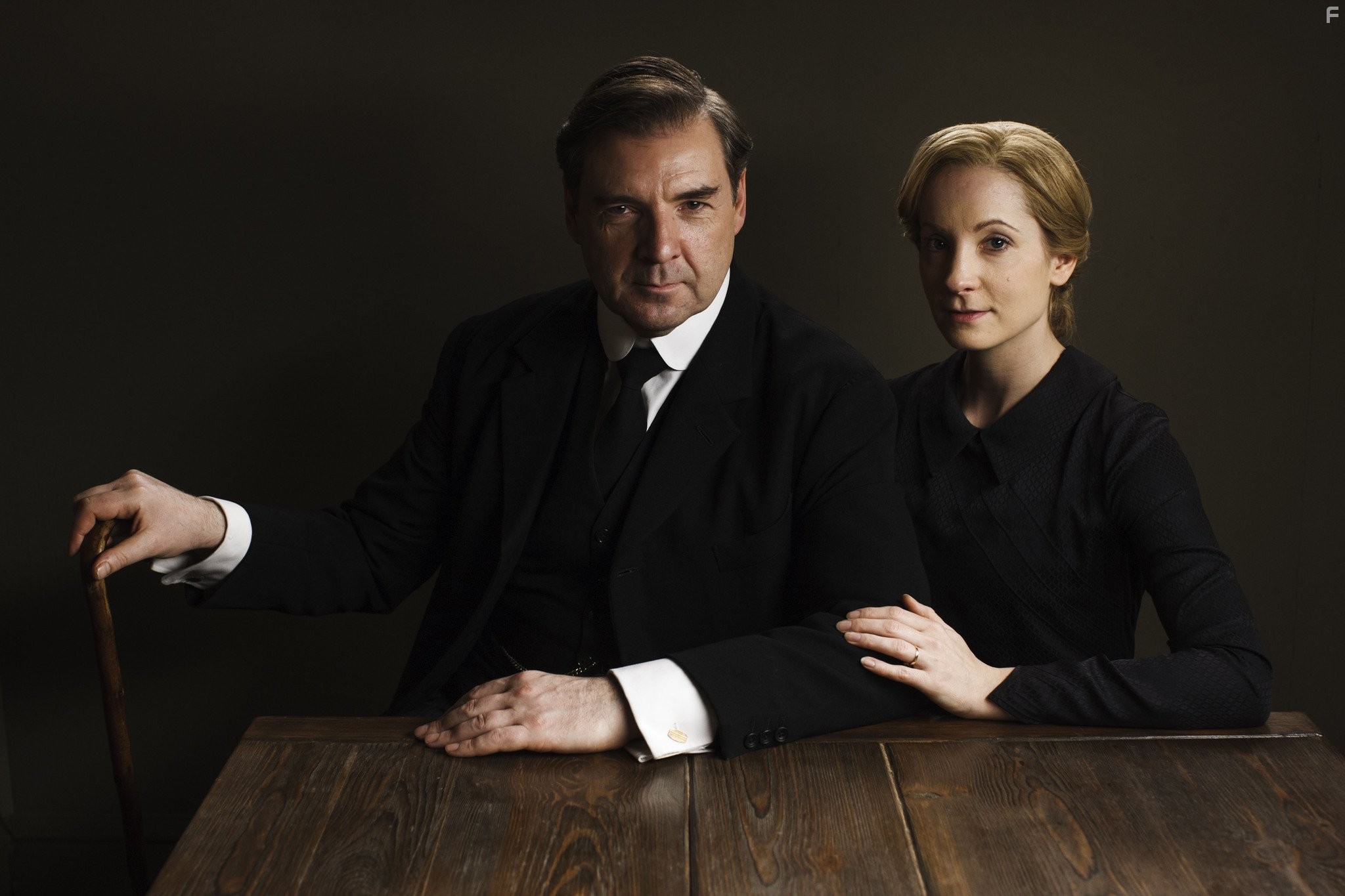 Brendan Coyle and Joanne Froggatt in Аббатство Даунтон (2010)