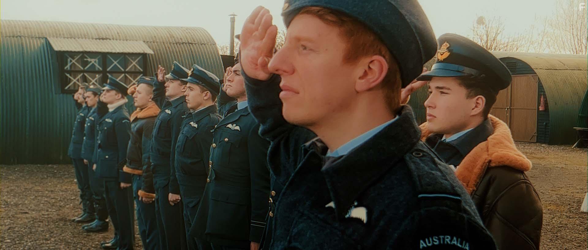 Max Robson and Chris Kaye in The Shamrock Spitfire (2024)