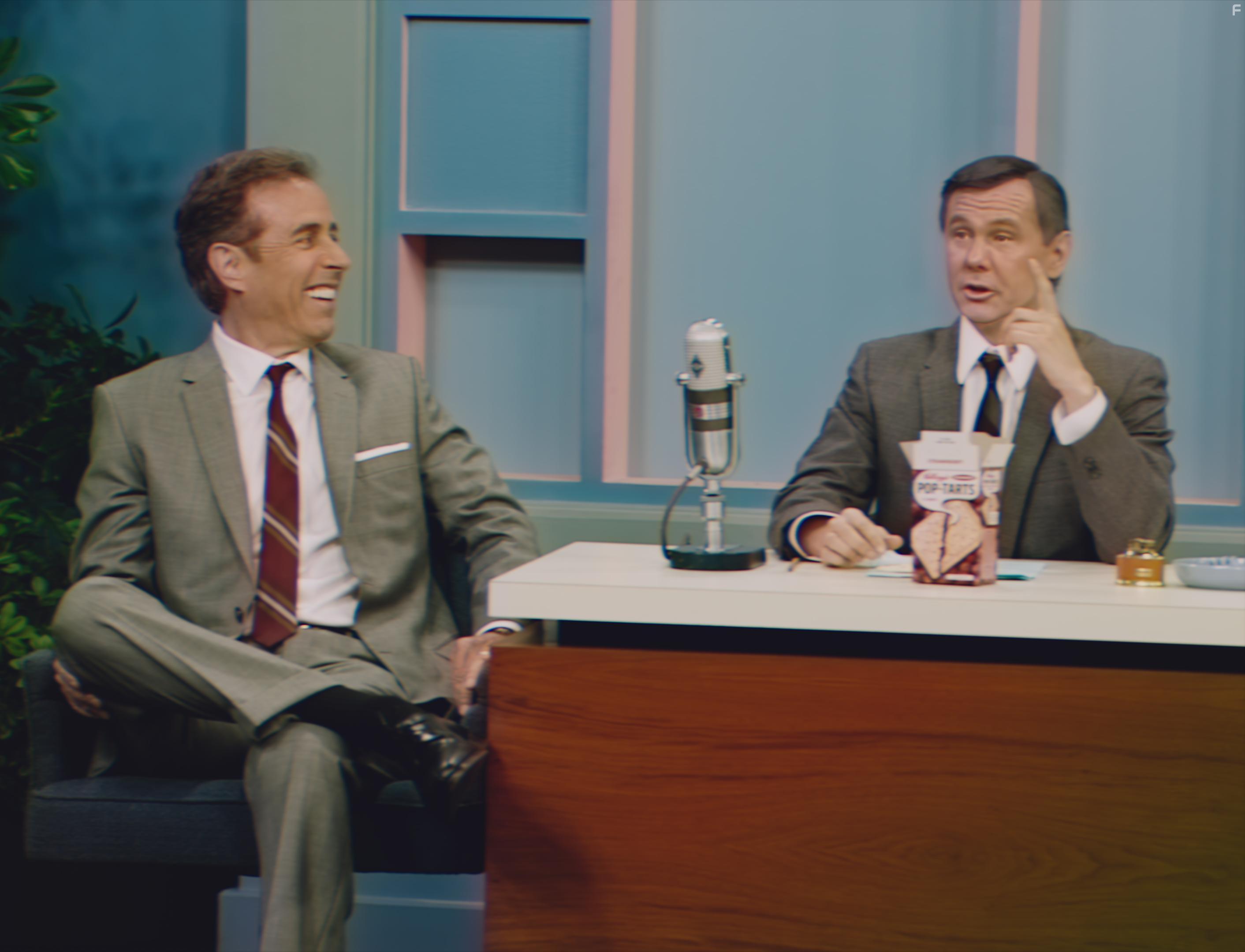 Jerry Seinfeld and Kyle Dunnigan in Unfrosted (2024)