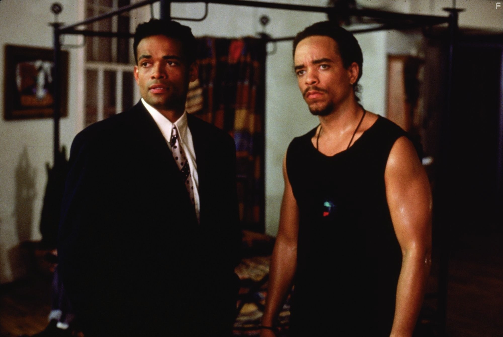 Ice-T and Mario Van Peebles in Нью-Джек-Сити (1991)