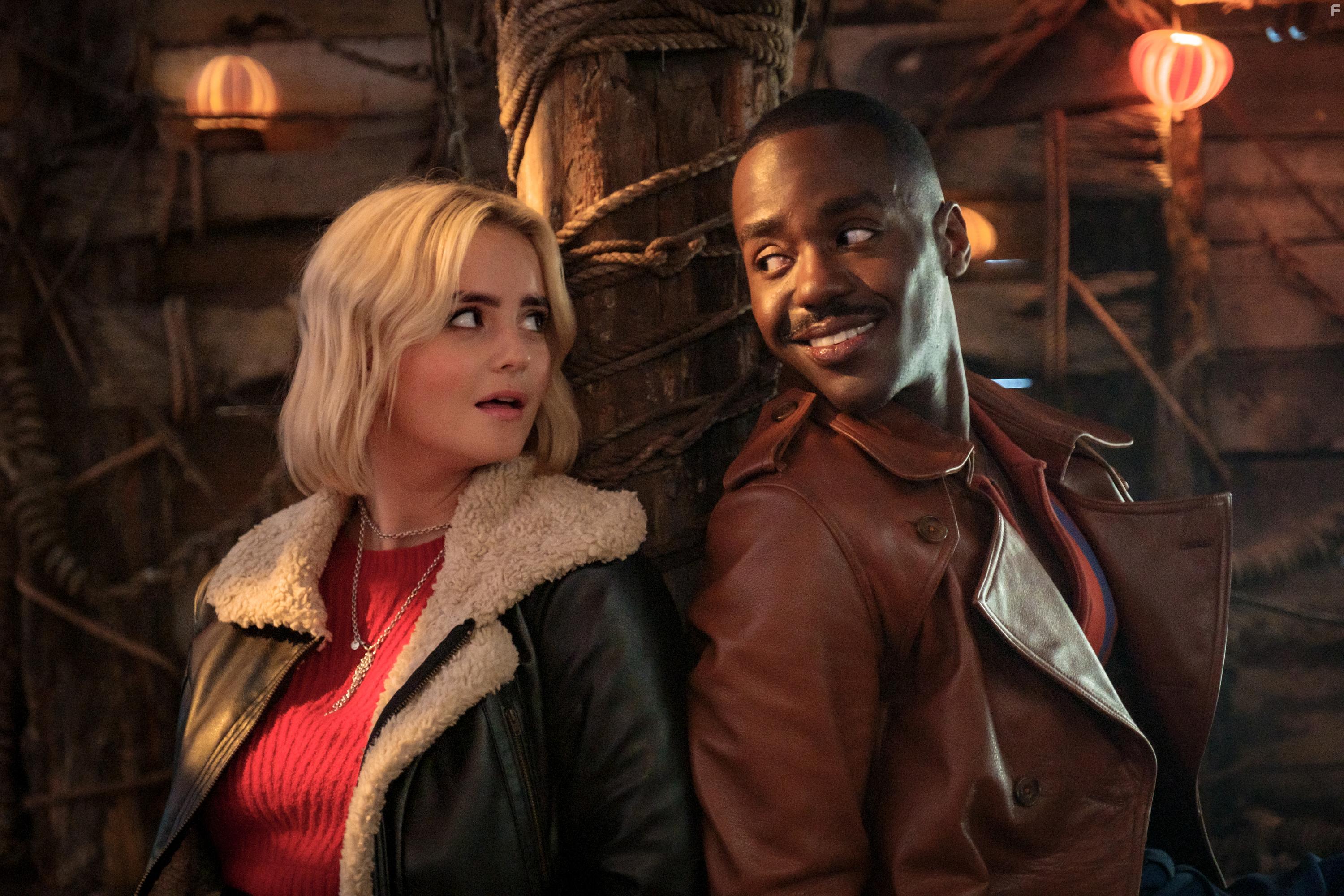 Ncuti Gatwa and Millie Gibson in Doctor Who: The Church on Ruby Road (2023)