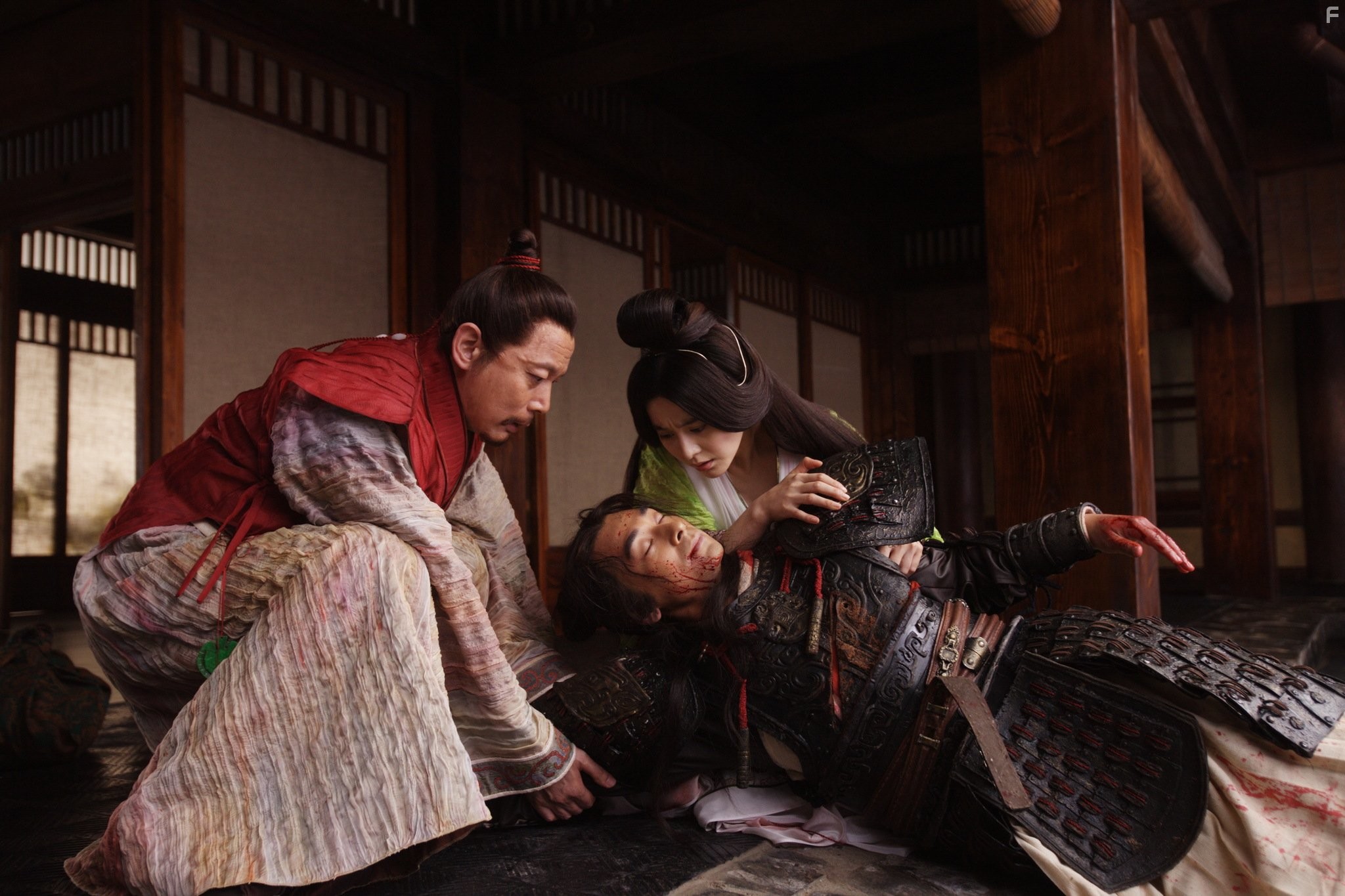 Wenzhuo Zhao, You Ge, and Bingbing Fan in Сирота из рода Чжао (2010)