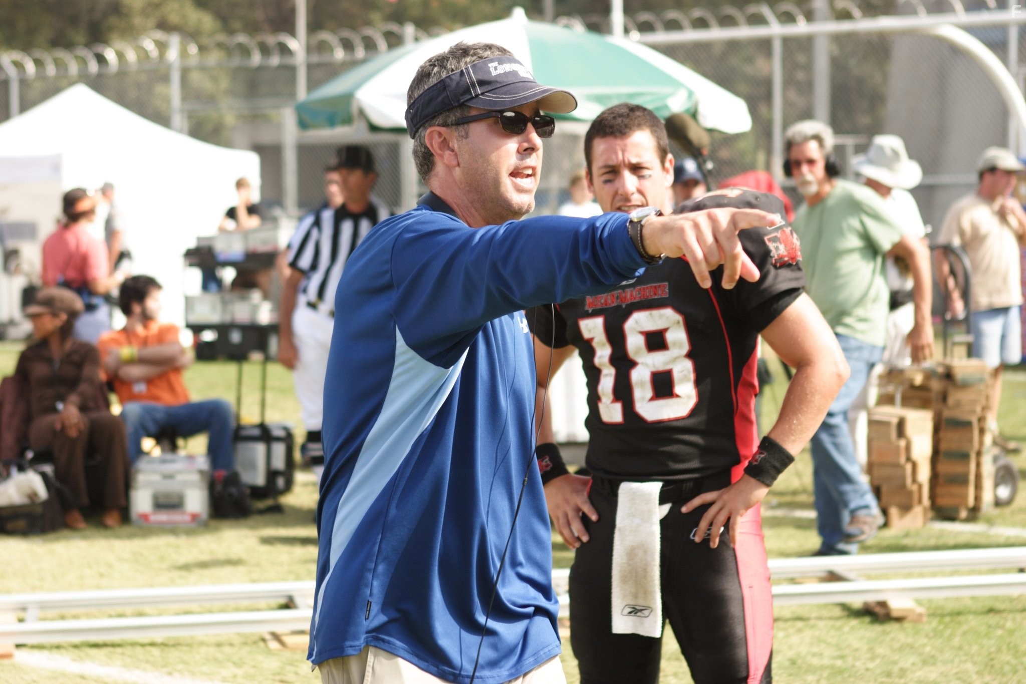 Adam Sandler and Peter Segal in Всё или ничего (2005)