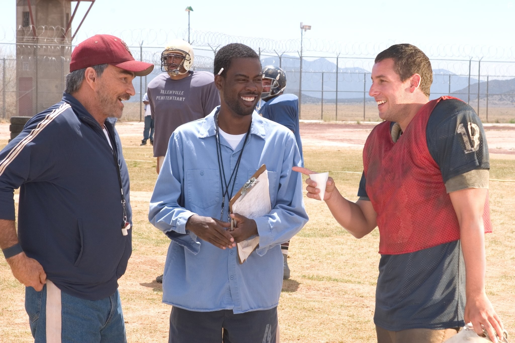 Burt Reynolds, Adam Sandler, and Chris Rock in Всё или ничего (2005)