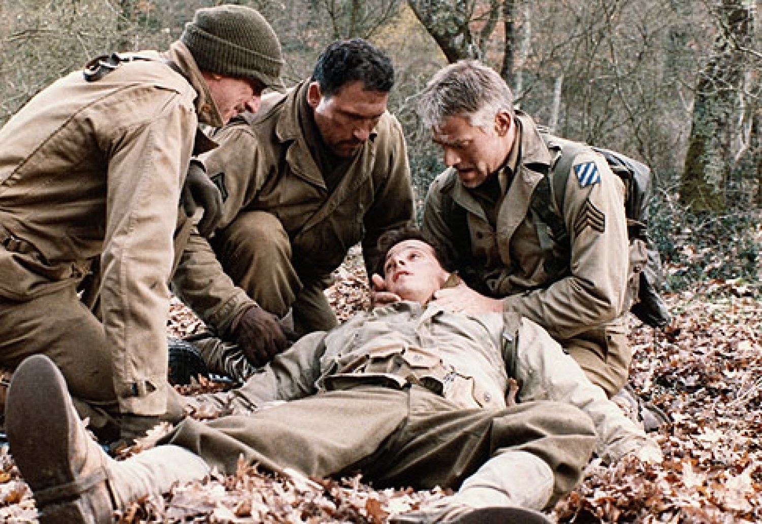 Art LaFleur, Biff Manard, Tim Thomerson, and Timothy Van Patten in Zone Troopers (1985)