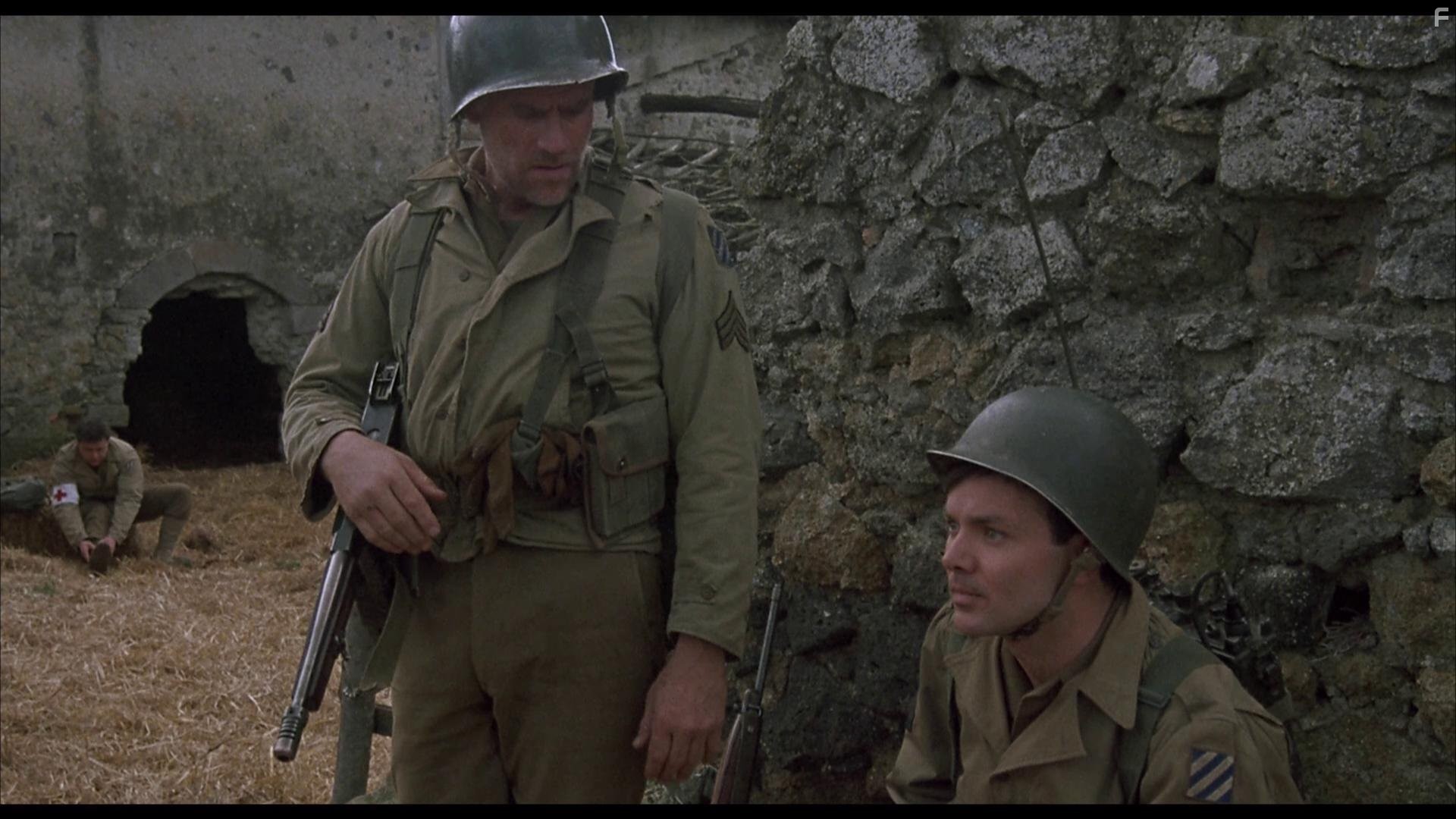 John Leamer and Tim Thomerson in Zone Troopers (1985)