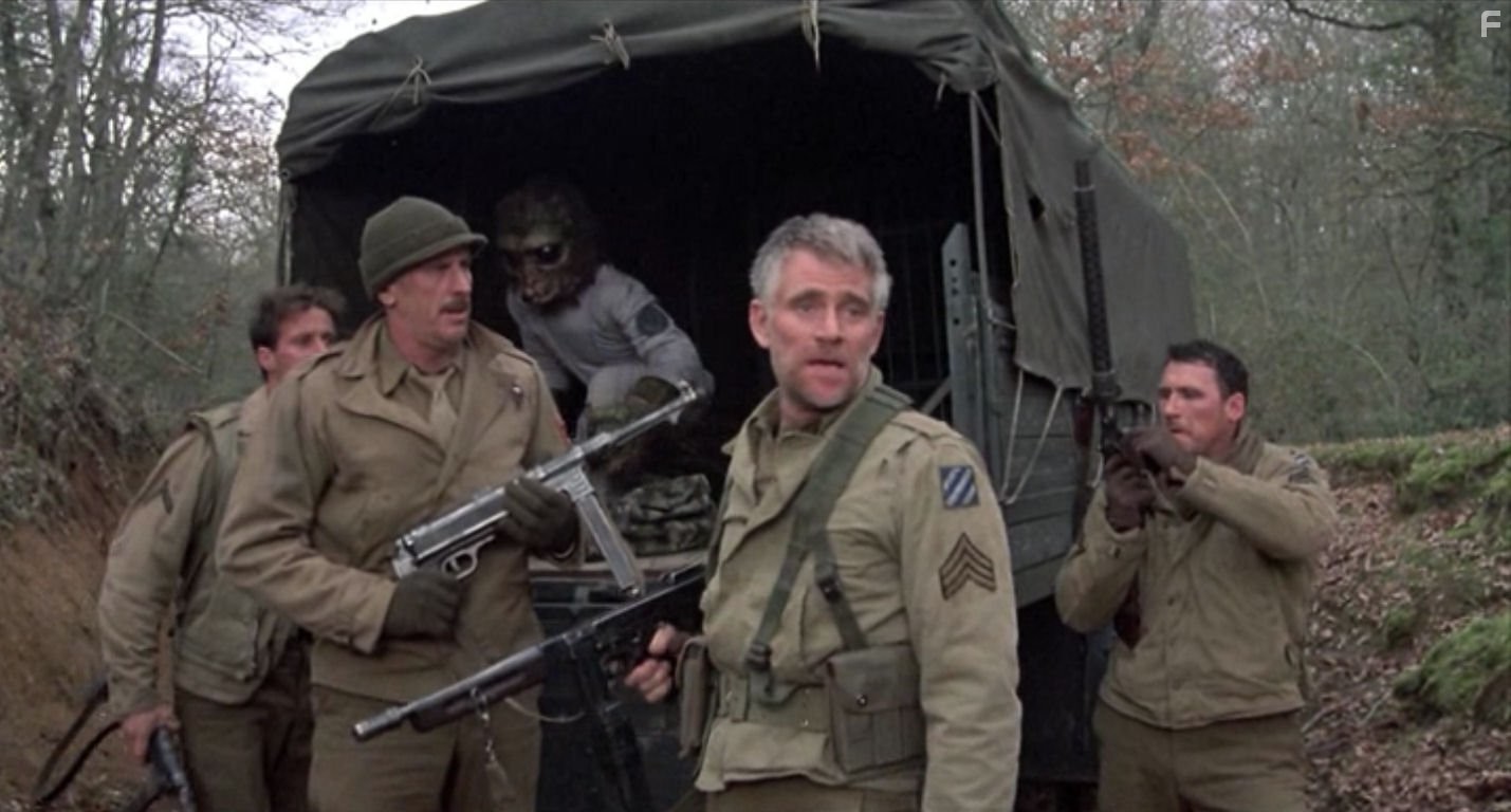 Art LaFleur, Biff Manard, William Paulson, Tim Thomerson, and Timothy Van Patten in Zone Troopers (1985)