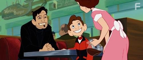 Hogarth and Dean in the diner