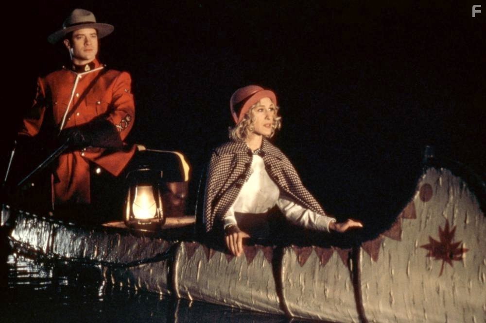 Brendan Fraser and Sarah Jessica Parker in Дадли Справедливый (1999)