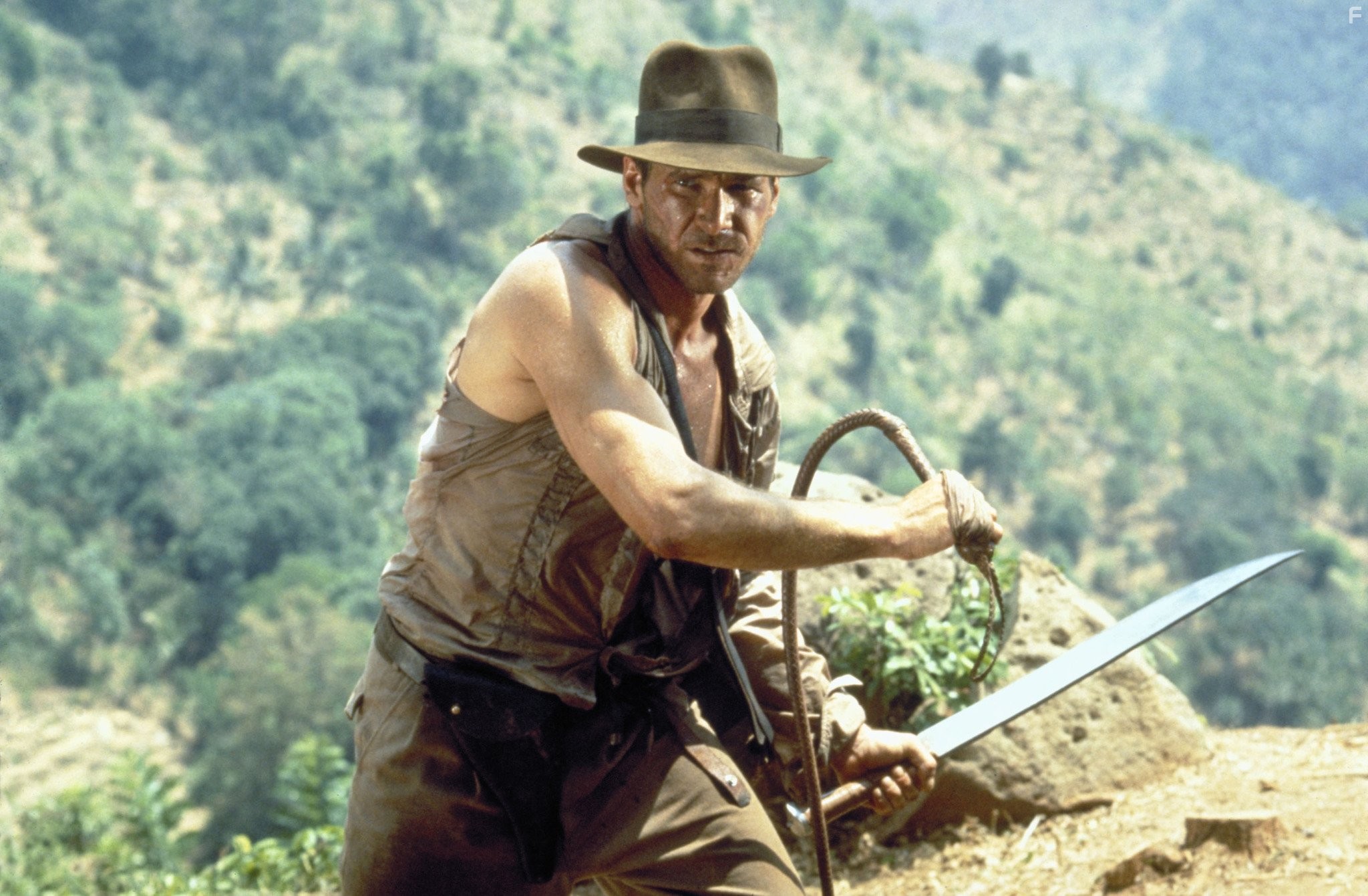 Harrison Ford in Индиана Джонс и Храм судьбы (1984)