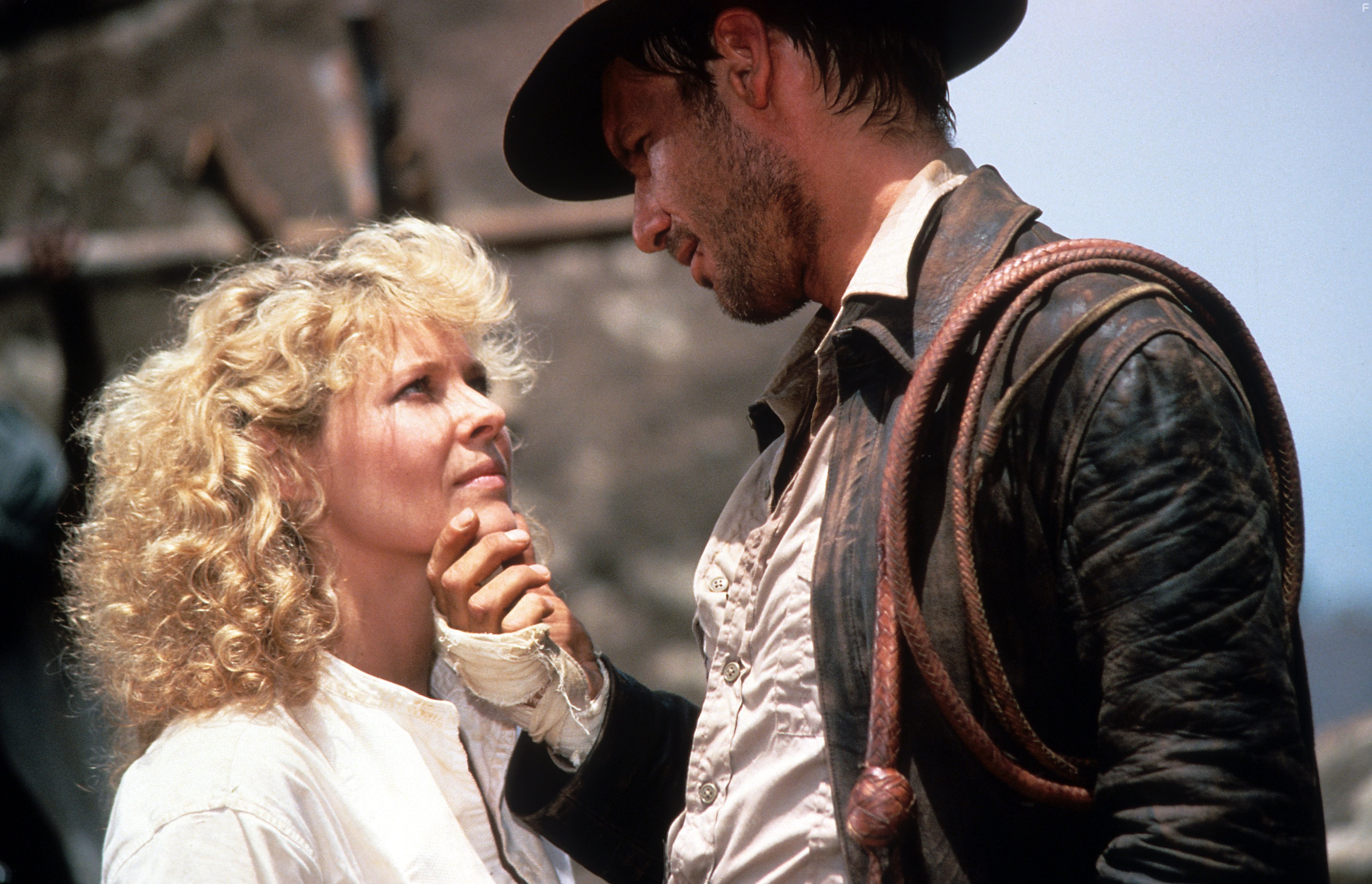 Harrison Ford and Kate Capshaw in Индиана Джонс и Храм судьбы (1984)