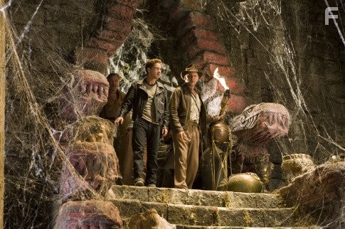 Harrison Ford, Shia LaBeouf, and Ray Winstone in Индиана Джонс и Королевство хрустального черепа (2008)
