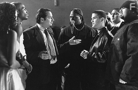 Jon Lovitz, Mekhi Phifer, Lexie Bigham, Guillermo D?az, Gil Espinoza, and Malinda Williams in Учитель и чудовища (1996)