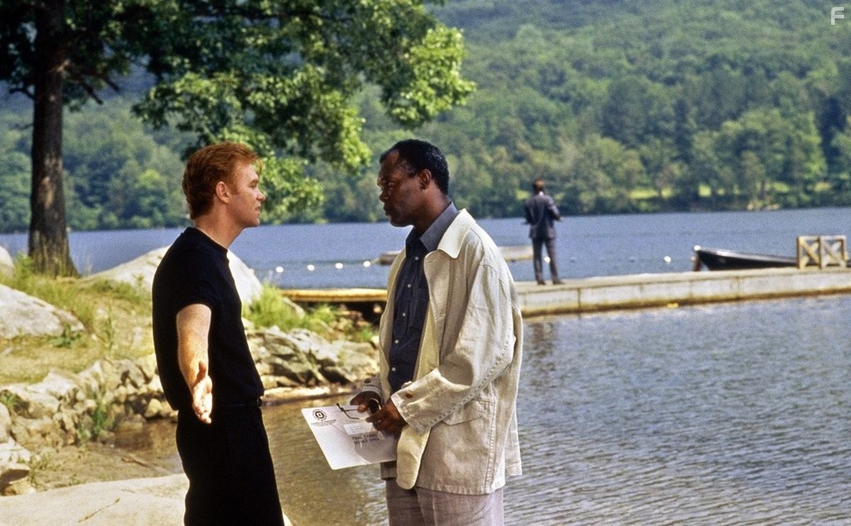Samuel L. Jackson and David Caruso in Поцелуй смерти (1995)