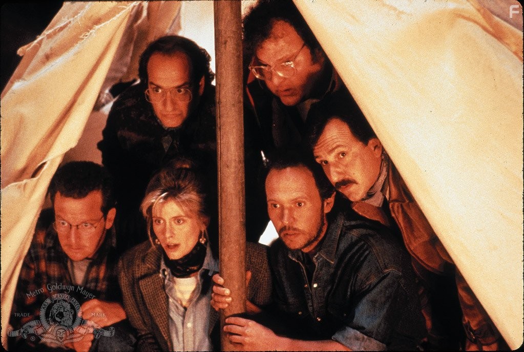 Billy Crystal, Helen Slater, David Paymer, Bruno Kirby, Josh Mostel, and Daniel Stern in Городские пижоны (1991)