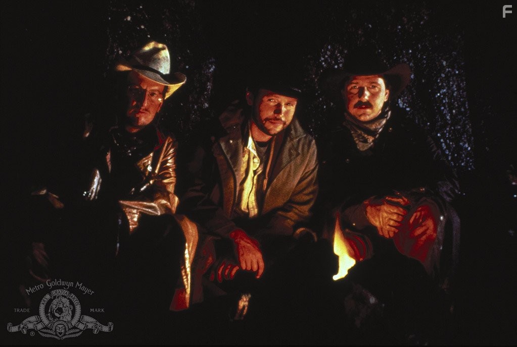 Billy Crystal, Bruno Kirby, and Daniel Stern in Городские пижоны (1991)
