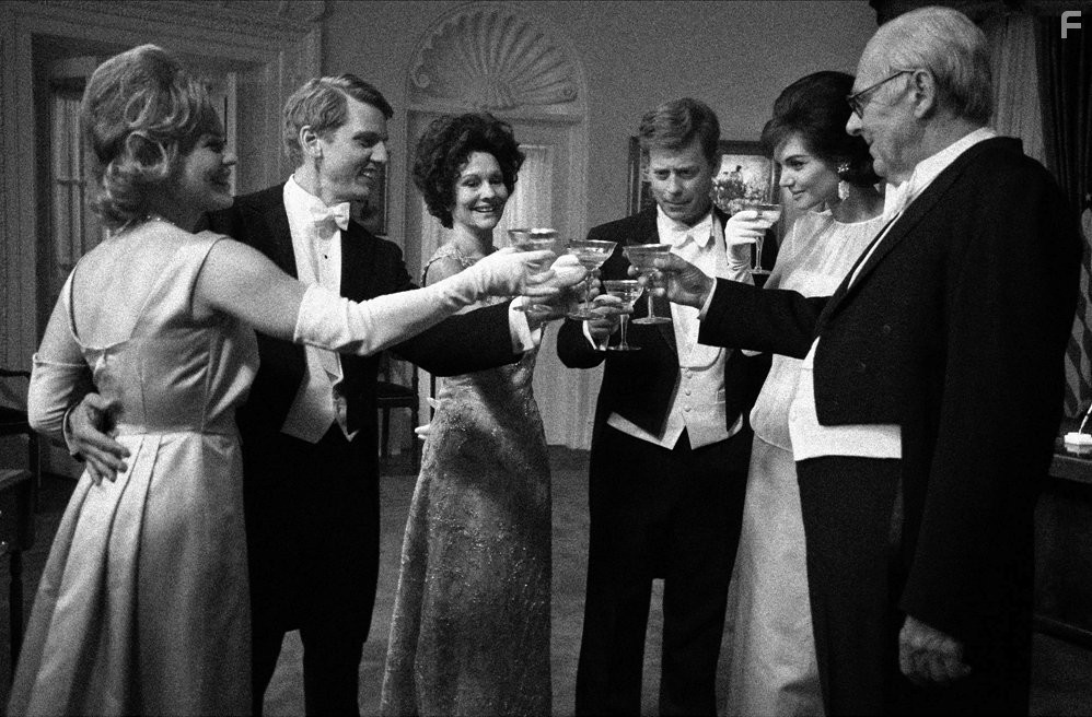 Greg Kinnear, Barry Pepper, Katie Holmes, and Tom Wilkinson in Клан Кеннеди (2011)