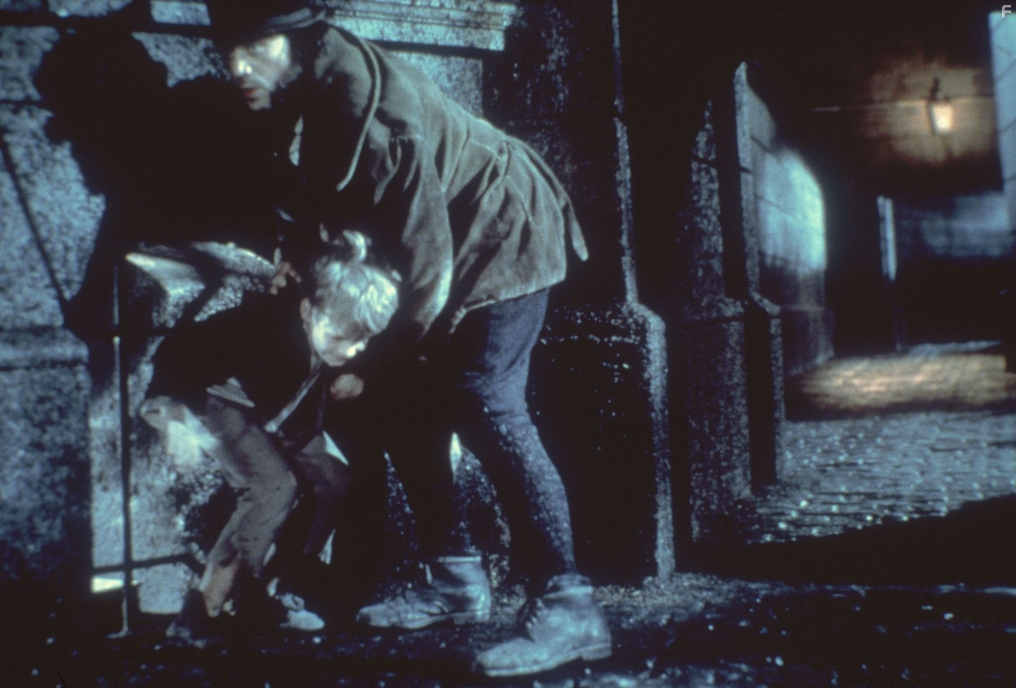 Oliver Reed and Mark Lester in Оливер! (1968)