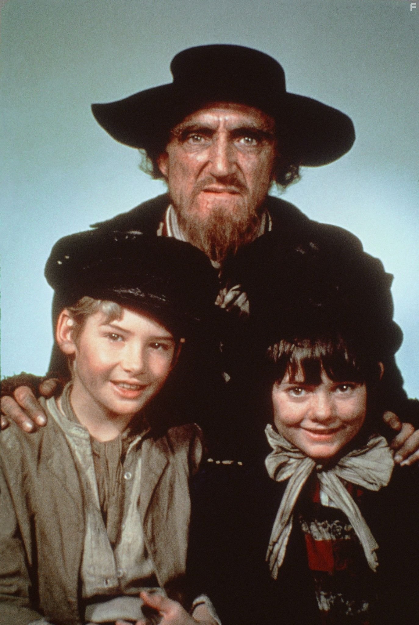 Mark Lester, Ron Moody, and Jack Wild in Оливер! (1968)