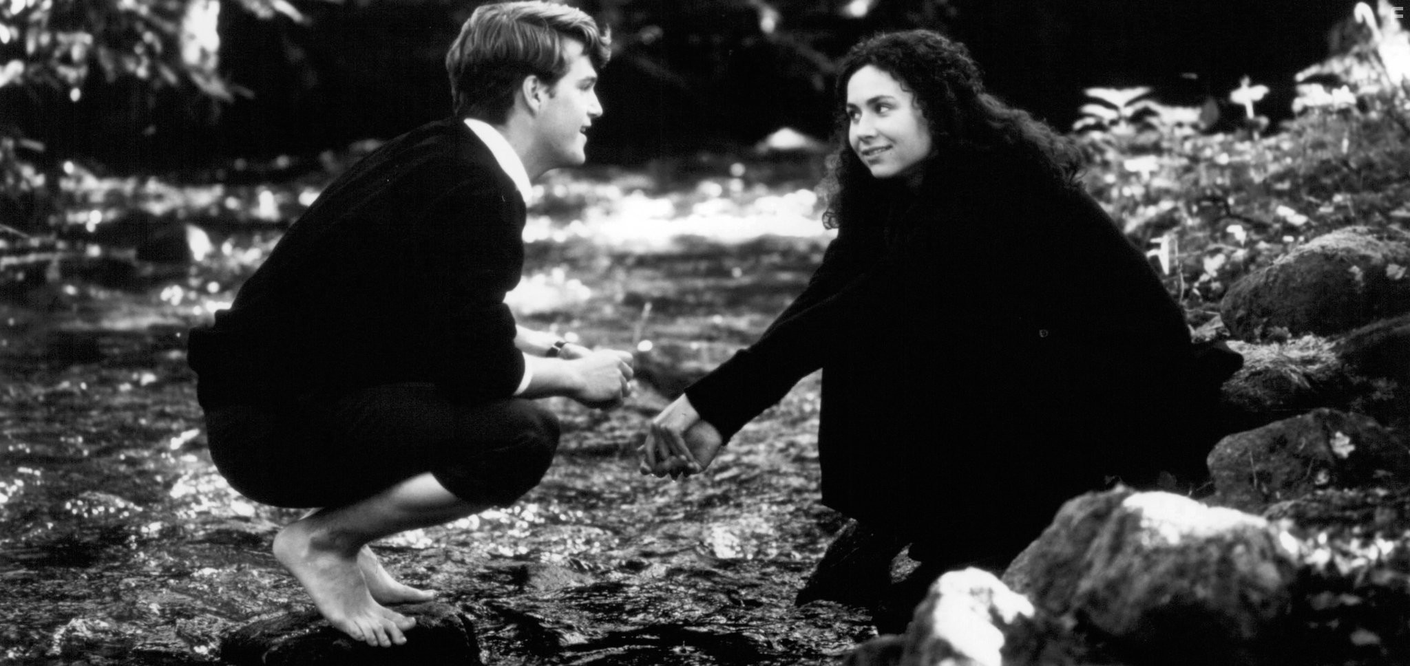 Minnie Driver and Chris O'Donnell in Круг друзей (1995)