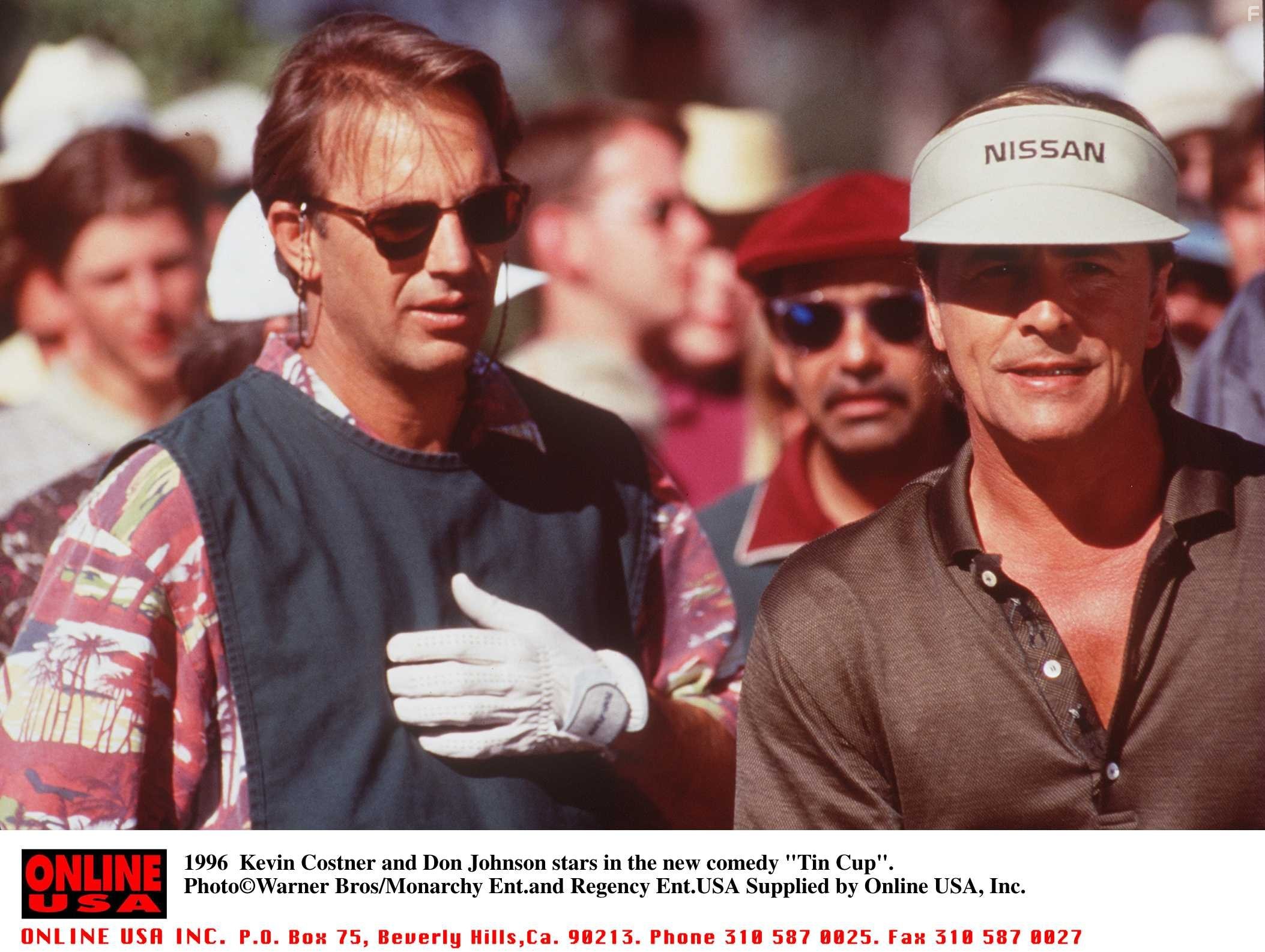 Kevin Costner and Don Johnson in Жестяной кубок (1996)