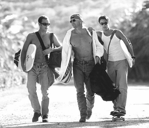 Shane Dorian, Matt George, and Matty Liu in In God's Hands (1998)