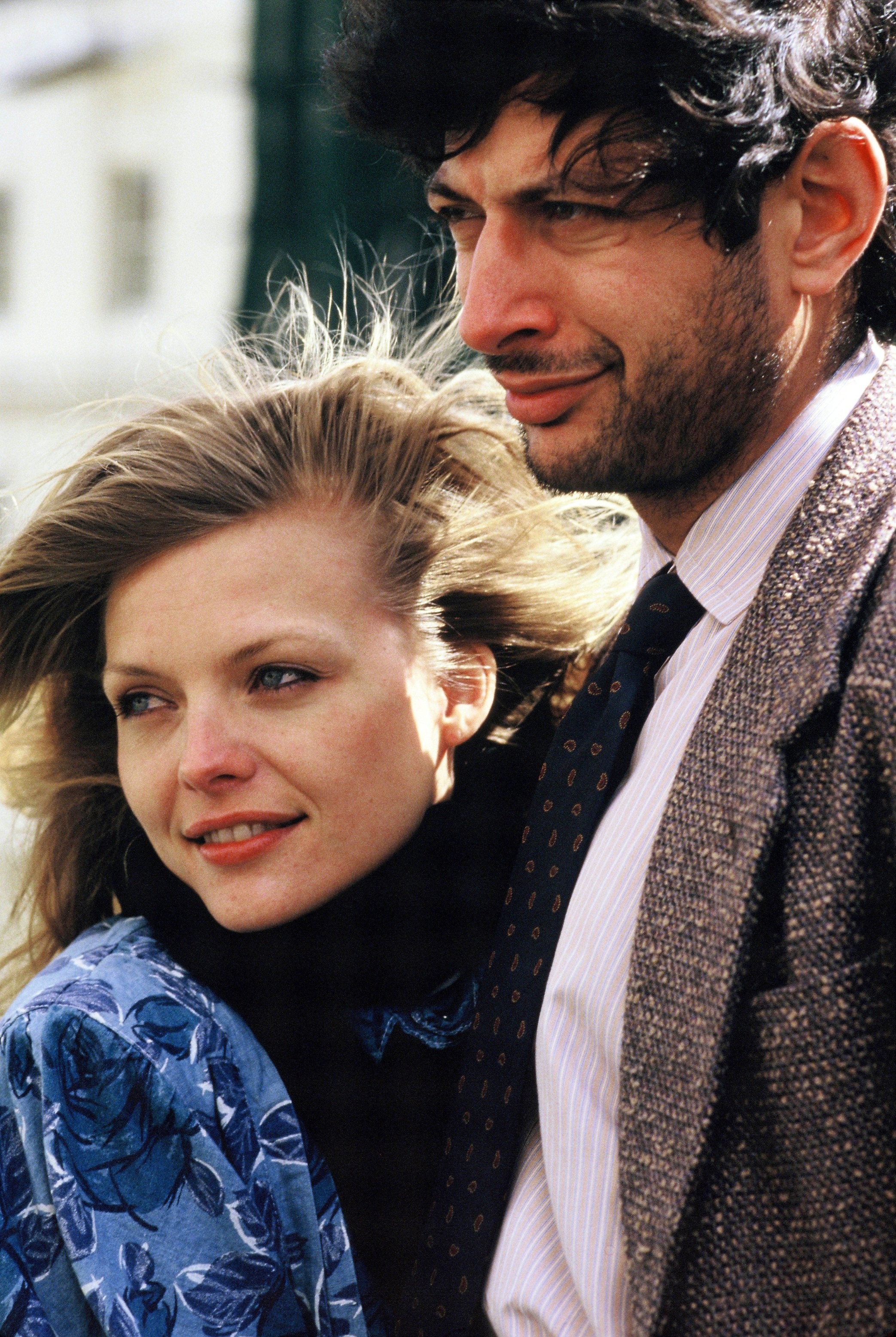 Jeff Goldblum and Michelle Pfeiffer in В ночи (1985)