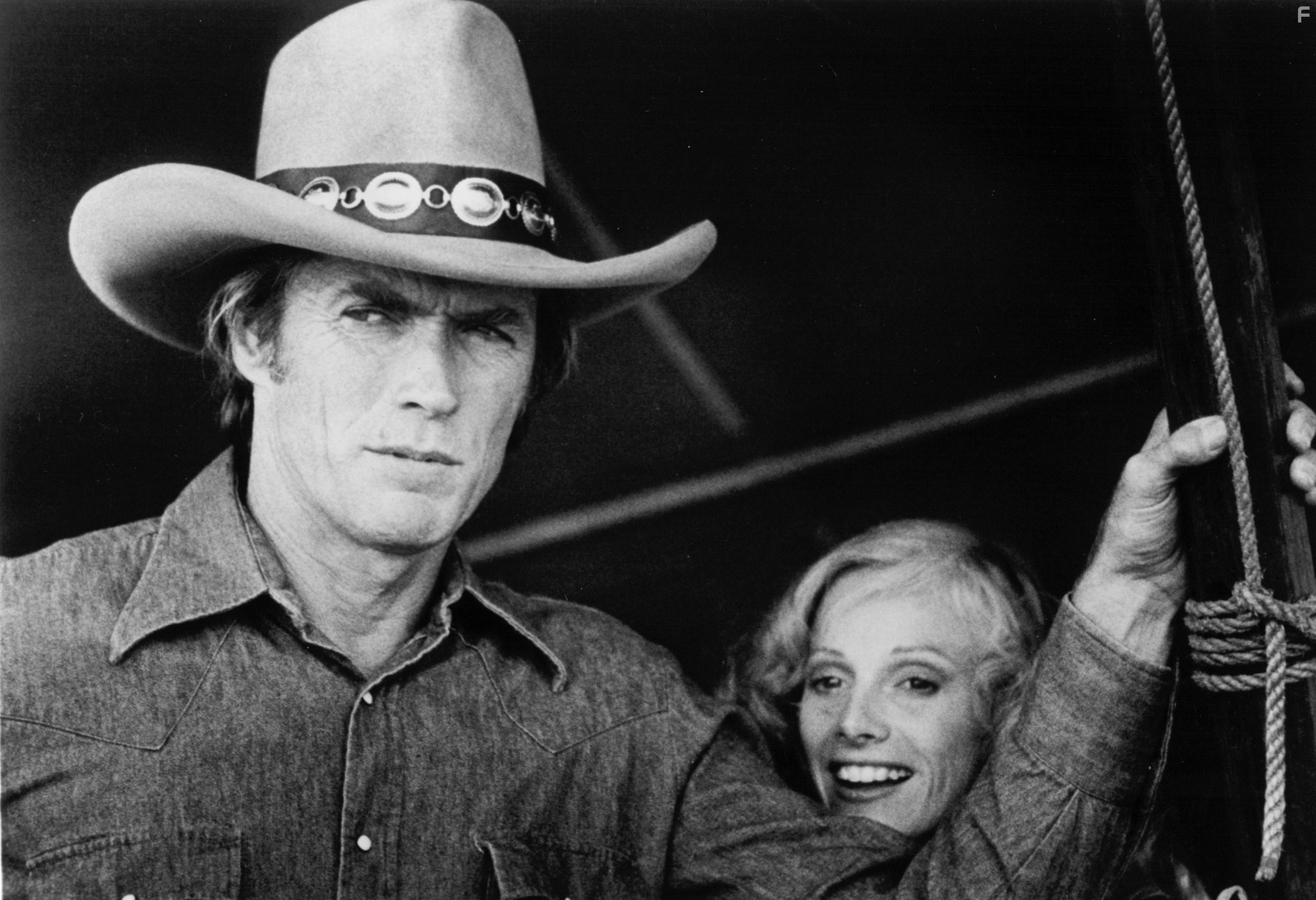 Clint Eastwood and Sondra Locke in Бронко Билли (1980)