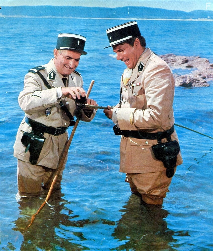 Louis de Fun?s and Michel Galabru in Жандарм из Сен-Тропе (1964)